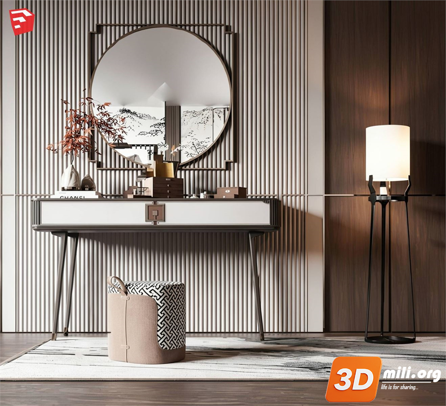 Dressing Table Skp Files 